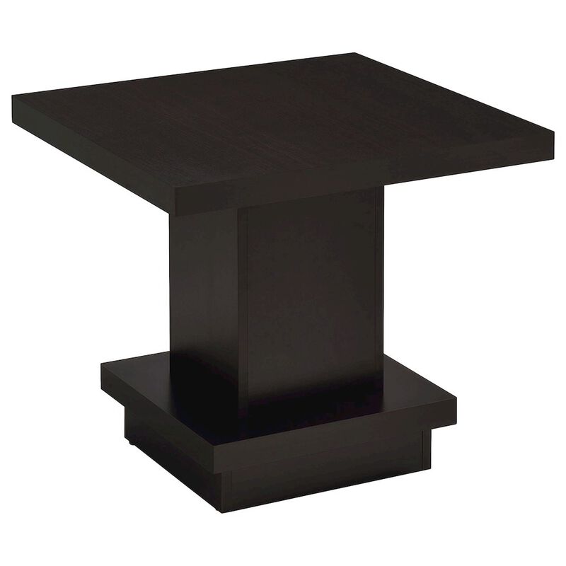 Coaster Reston 2-piece Square Coffee and End Table Set Cappuccino