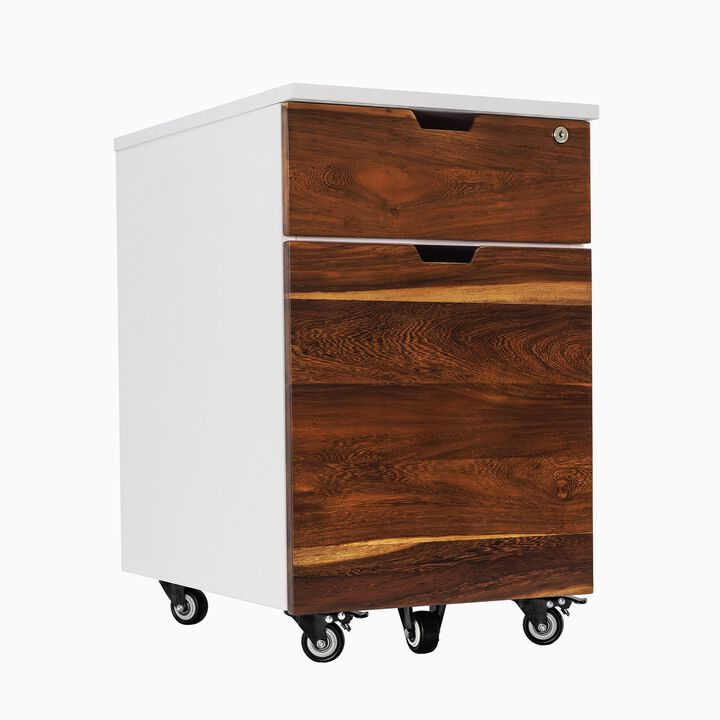 Desky Wooden Minimal Filing Cabinet
