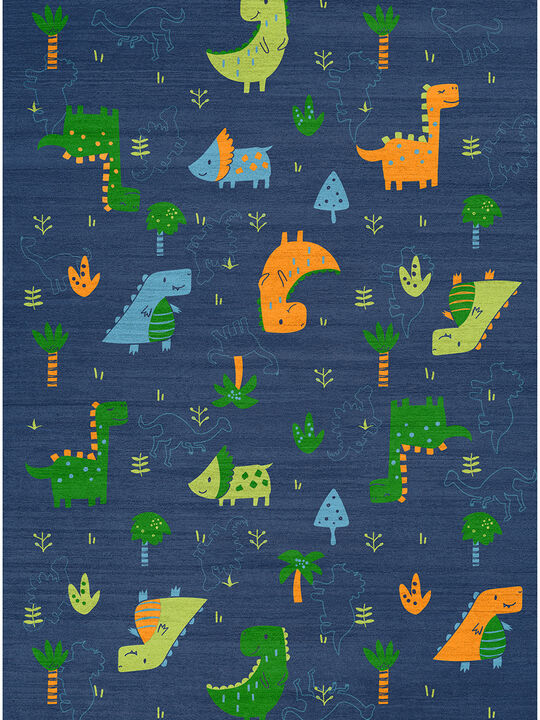 Imagination IMA16 Navy/Multicolor 4' x 6' Rug