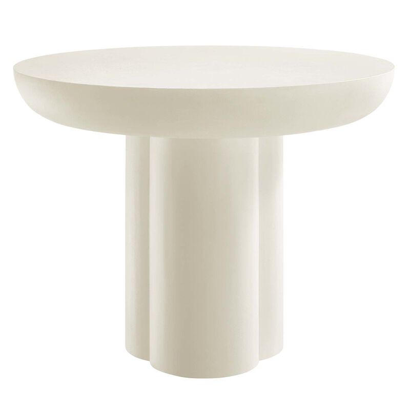 Caspian 40" Round Concrete Dining Table image number 0