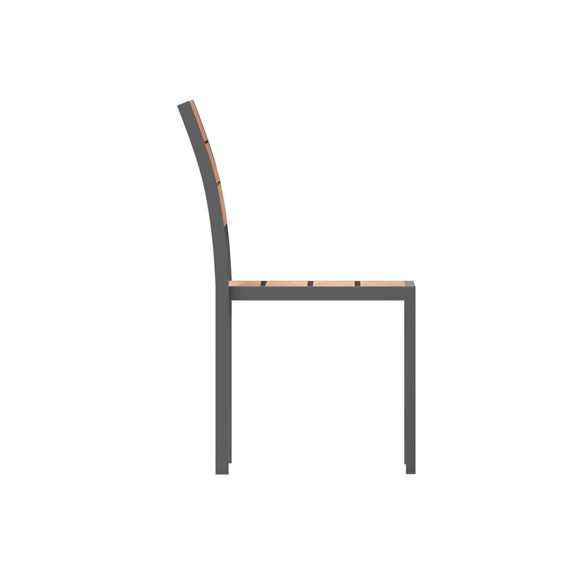 Faux Teak Restaurant Chairs