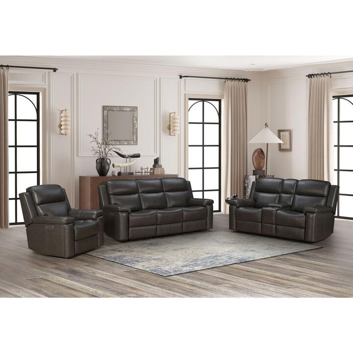 Barcalounger Reclining Console Loveseat w/Power Head Rests, Power Lumbar, Heat & Massage