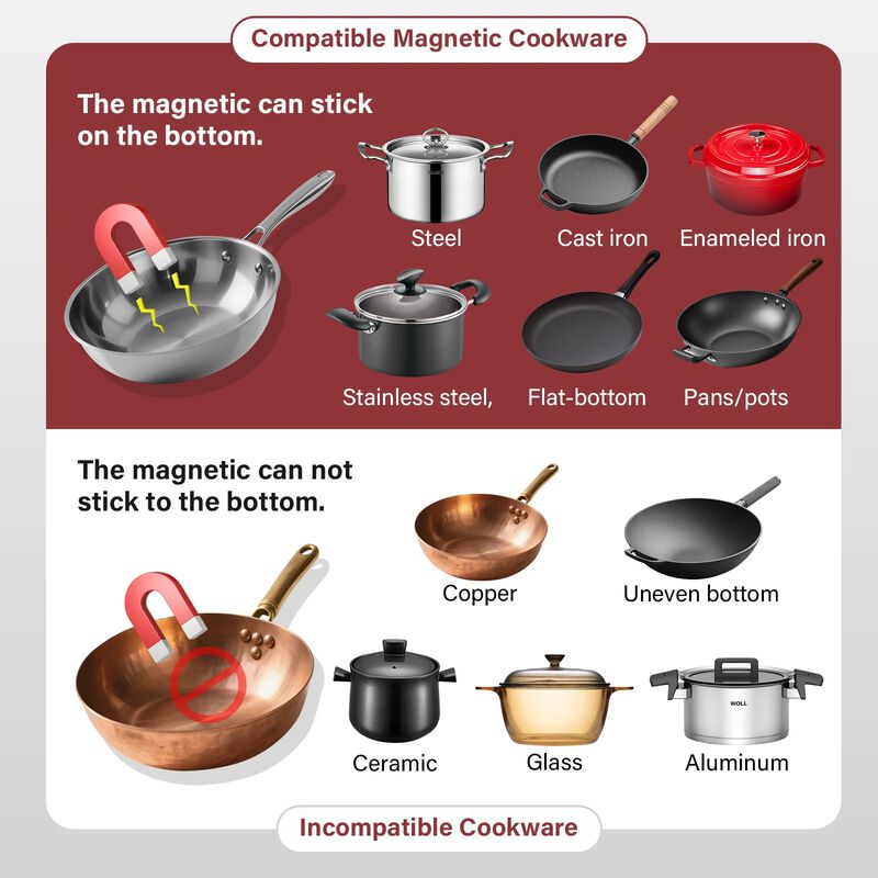 Induction Cooktop 30 inches 1-Burner Portable image number 4
