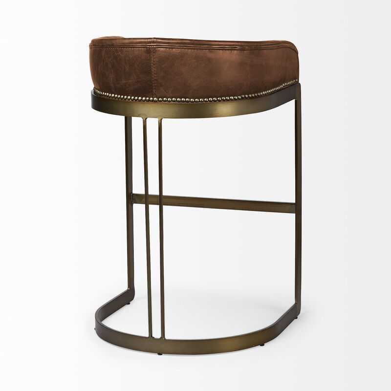 Hollyfield Leather Stool
