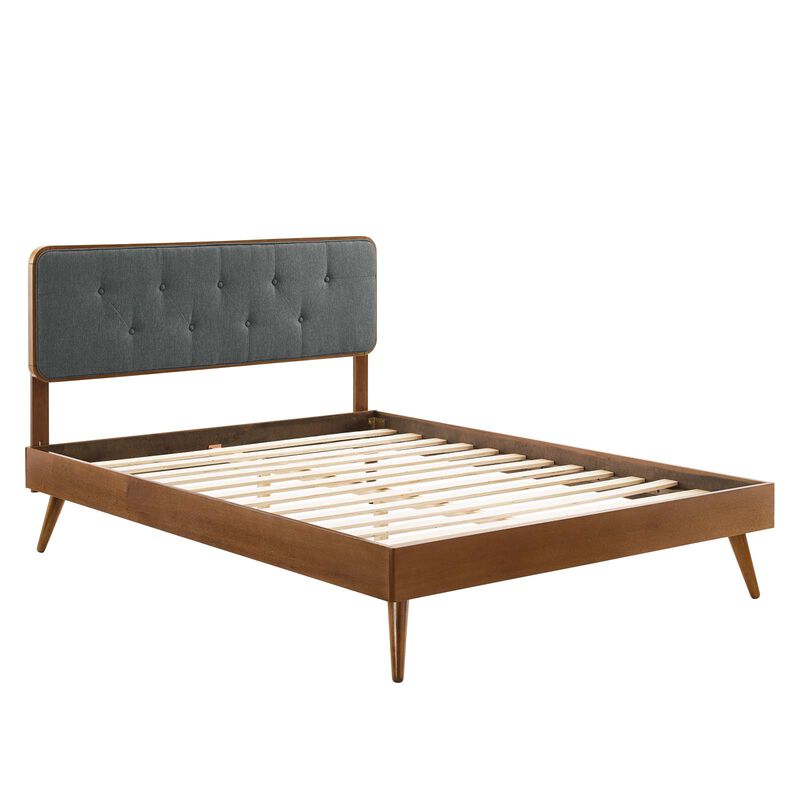 Modway - Bridgette Full Wood Platform Bed with Splayed Legs image number 2