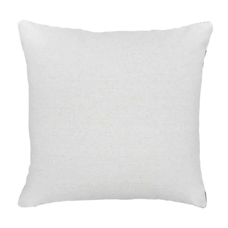 Panthere Silk Velvet Ikat Pillow, 24" X 24"