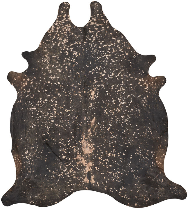 HomeRoots Cowhide Animal Print Power Loom Area Rug