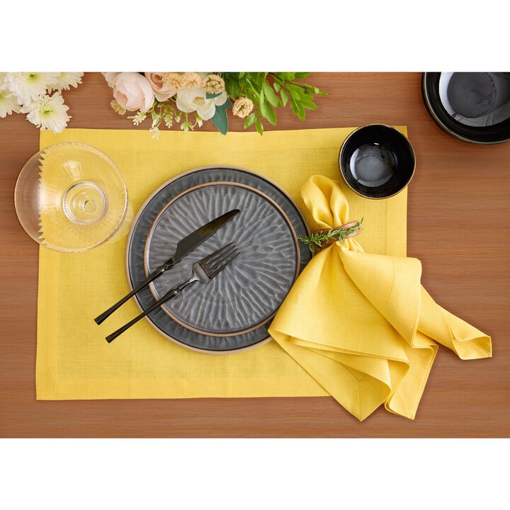 Linen Dinner Napkins - Diana