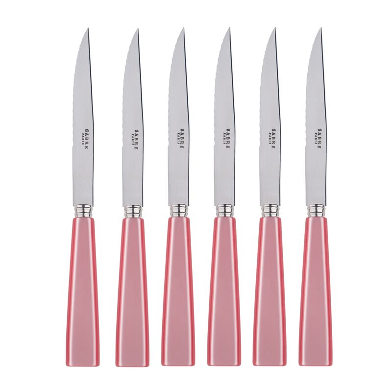 Set of 6 steak knives, Ic&ocirc;ne