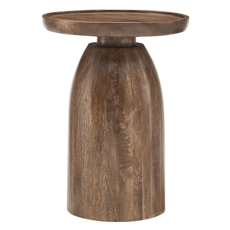 Holloway Round Wood Side Table image number 0