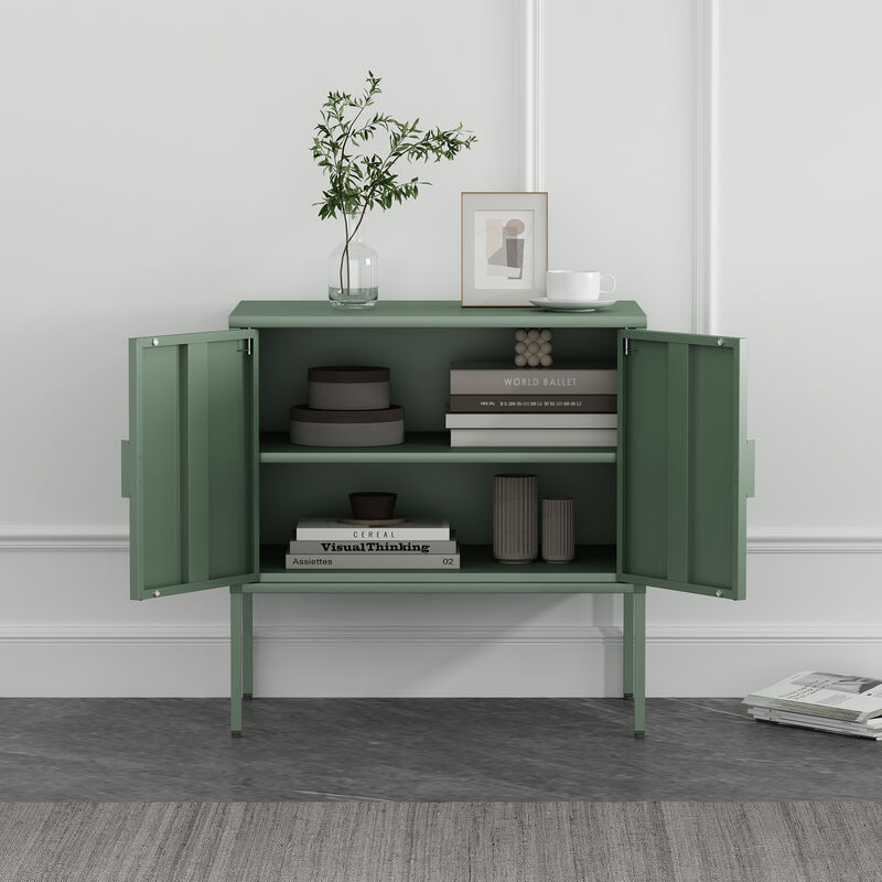 Ava Green Accent Cabinet