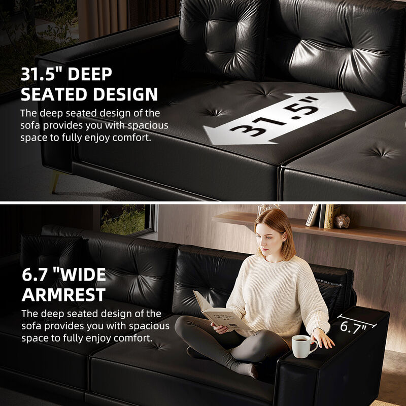 Tugnir 92.1" Pull Out Sofa Bed image number 4
