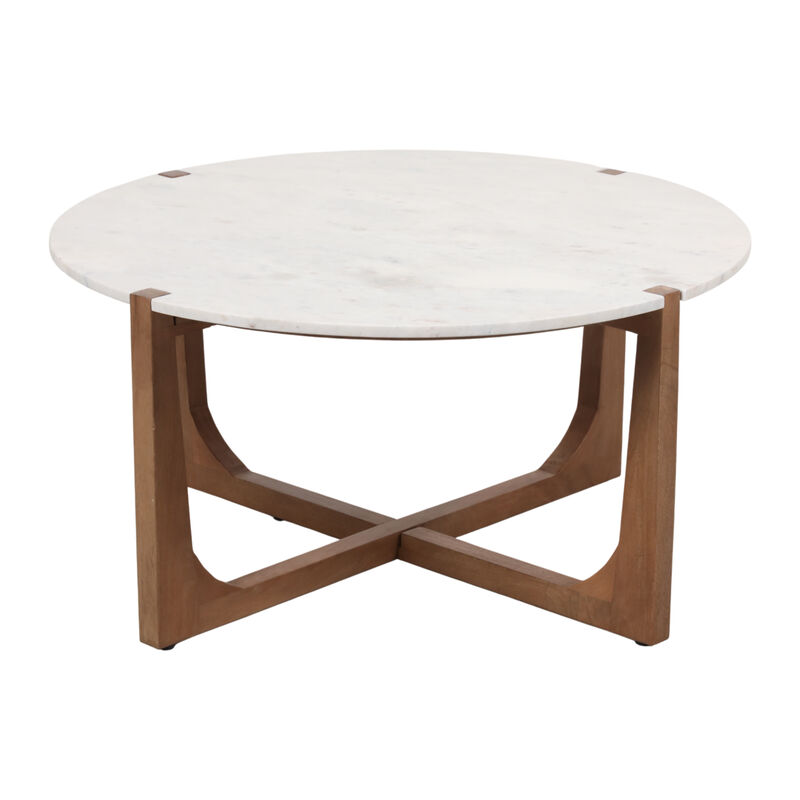 Modern Marble Top Coffee Table image number 3
