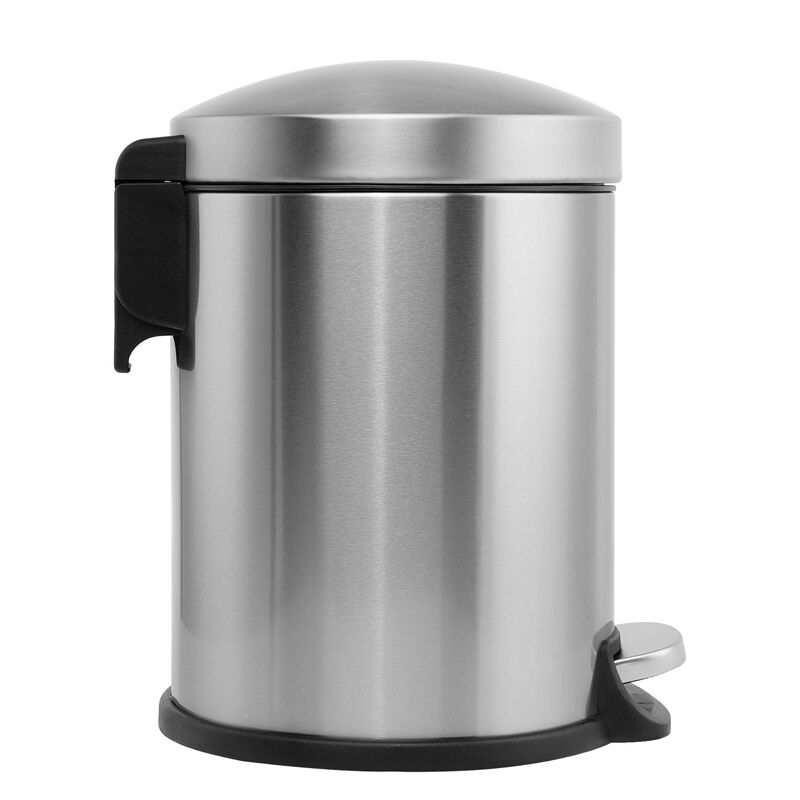 1.32 Gallon Stainless Steel Trash Can.