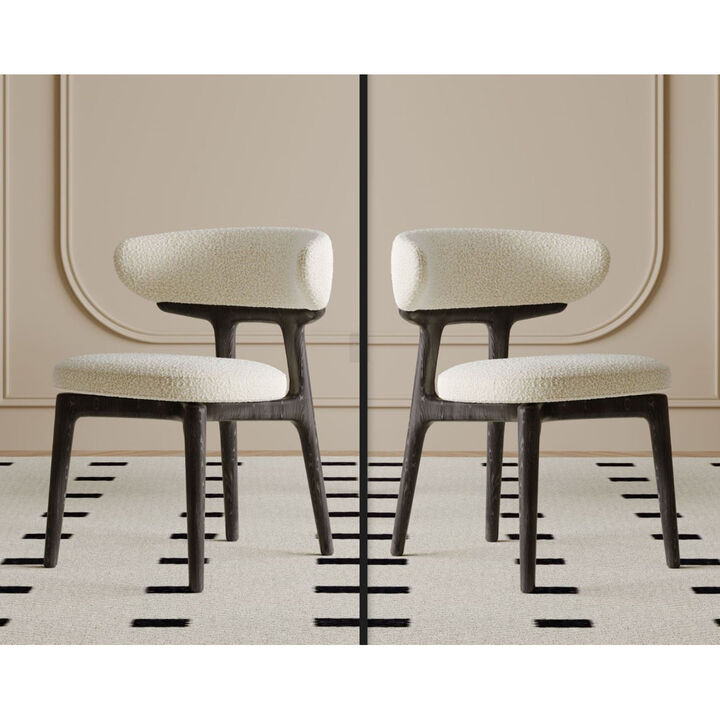 18'' H Teddy Upholstered Side Chair-2PC