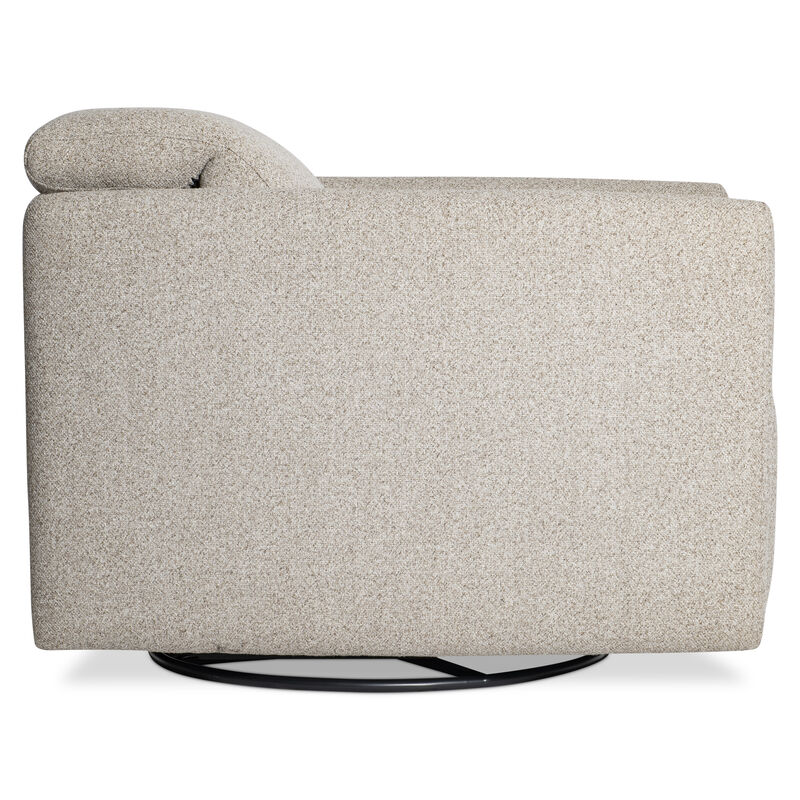 Livvy Fabric Power Motion Swivel Chair image number 3