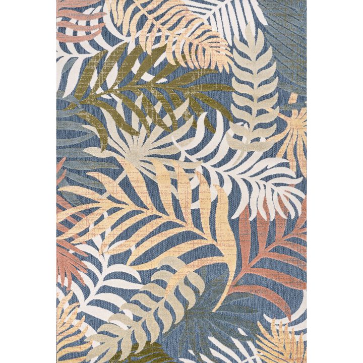 Tropics Palm Leaves Indoor/Outdoor Area Rug