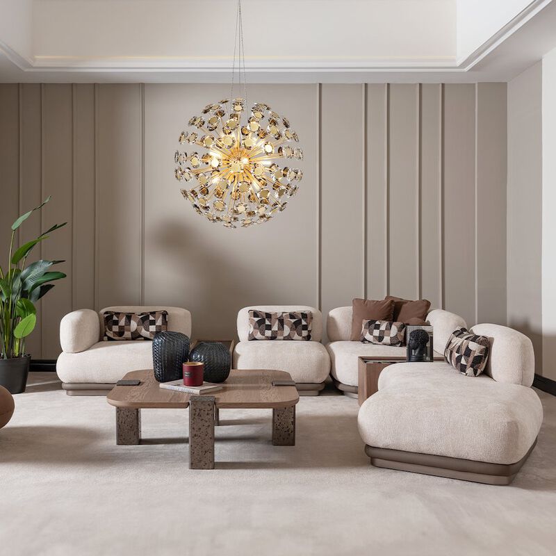 Bristol Point Corner Unit - Fawn/Saddle Brown image number 4