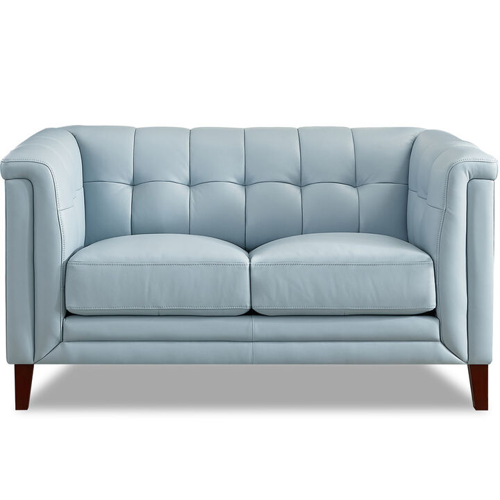 Arvo Top Grain Leather Loveseat