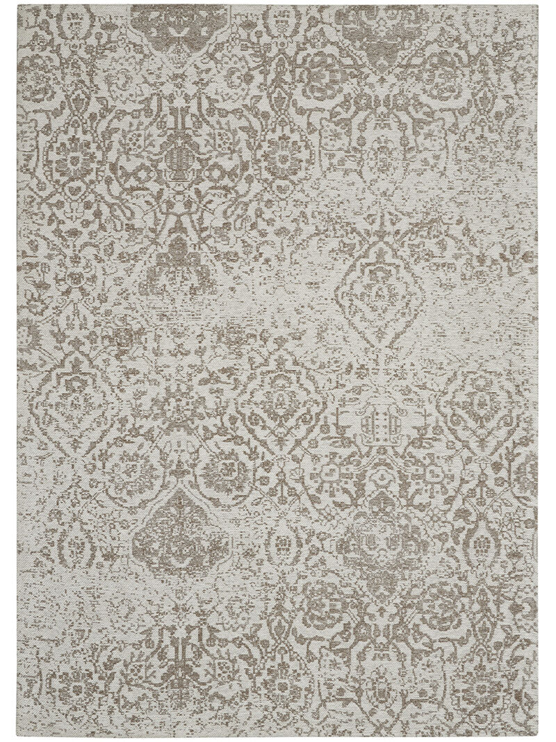 Damask DAS06 Ivory 3'6" x 5'6" Rug