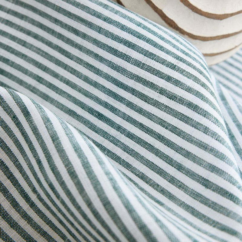 Linen Table Throw - Narrow Stripe image number 2