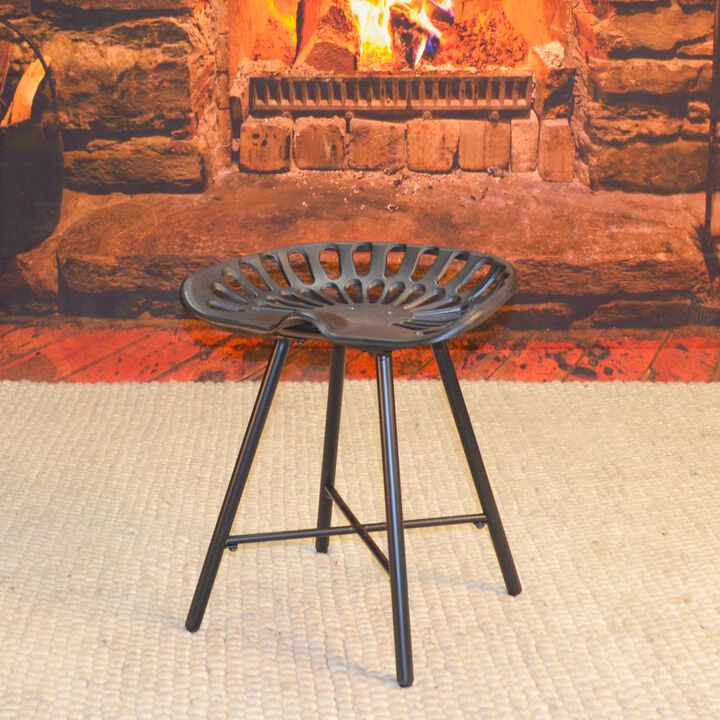 Carolina Living Jace Tractor Seat Stool - Black