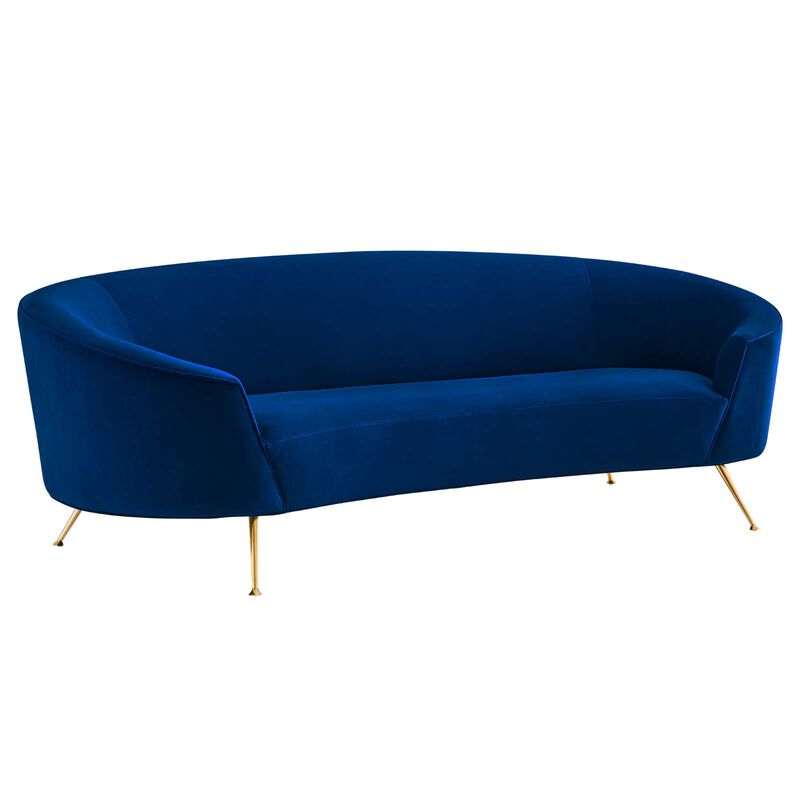 Marchesa Upholstered Performance Velvet Sofa image number 2