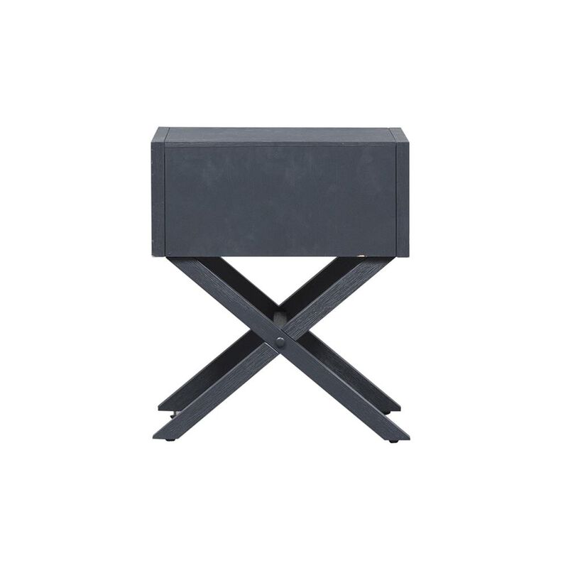 Liberty Furniture East End 1 Drawer Accent Table in Wirebrushed Denim image number 3