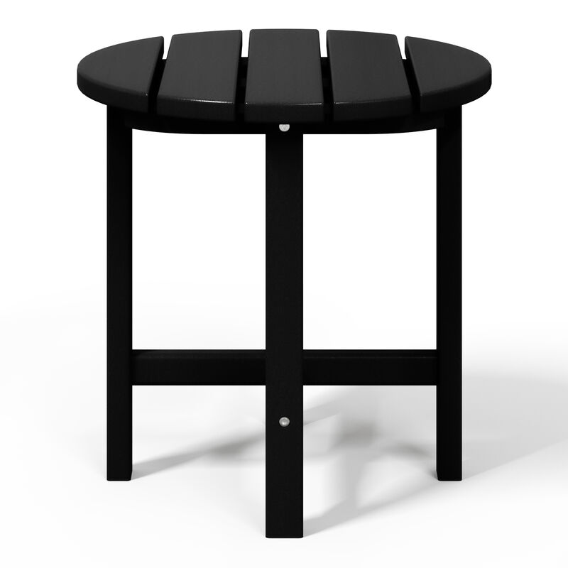 WestinTrends Adirondack Round Outdoor Side Table