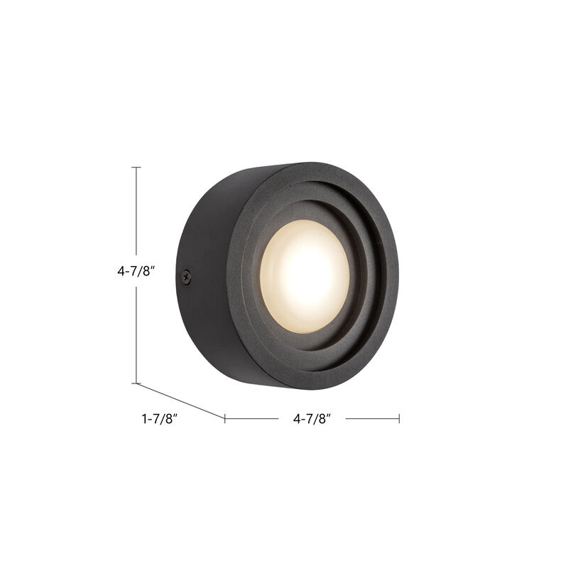 Arco 5-in Damp-Rated Dimmable LED Wall Sconce image number 9