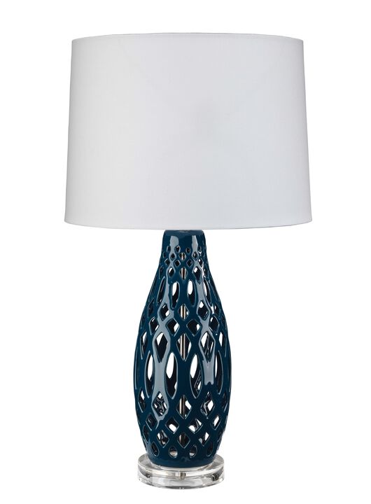 Filigree Ceramic Table Lamp