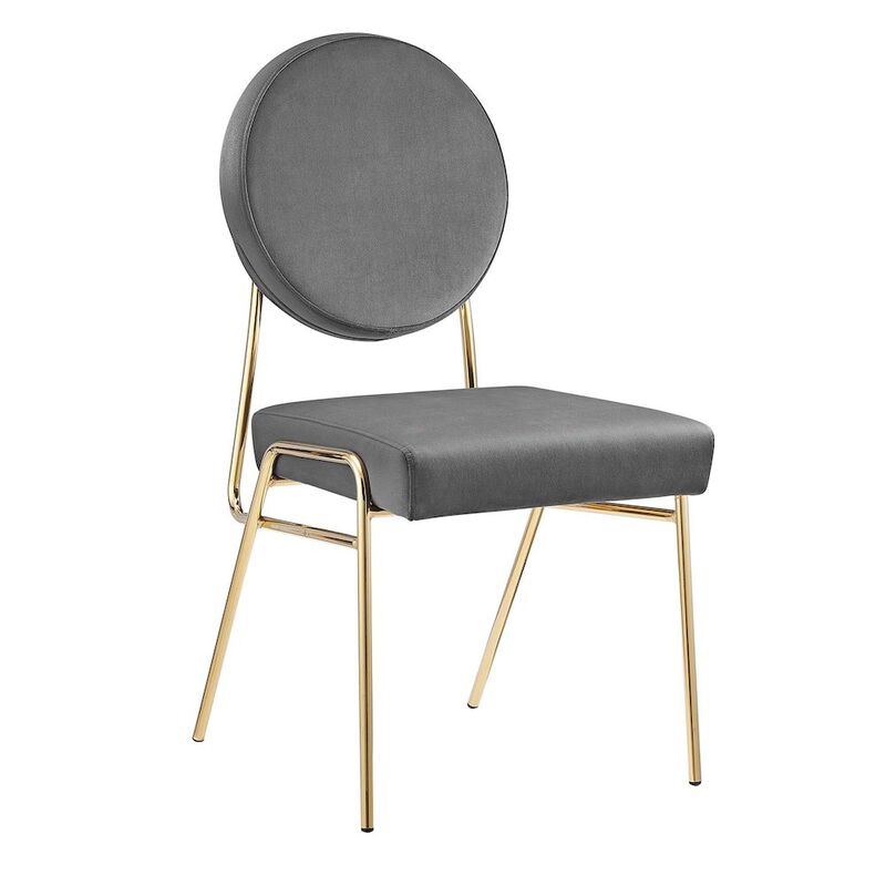 Craft Performance Velvet Dining Side Chairs Set of 2 image number 0