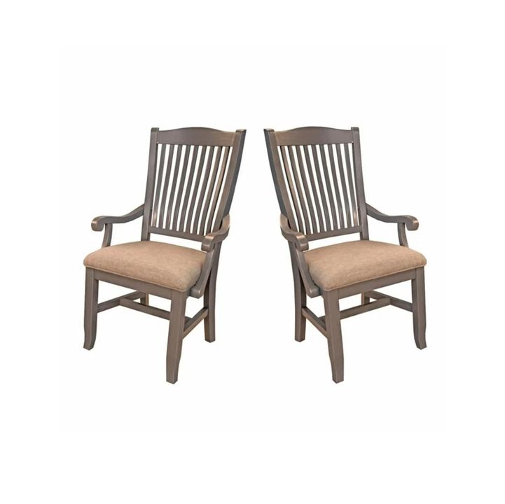 Belen Kox Arm Chair with Upholstered Seating (Set of 2), Belen Kox