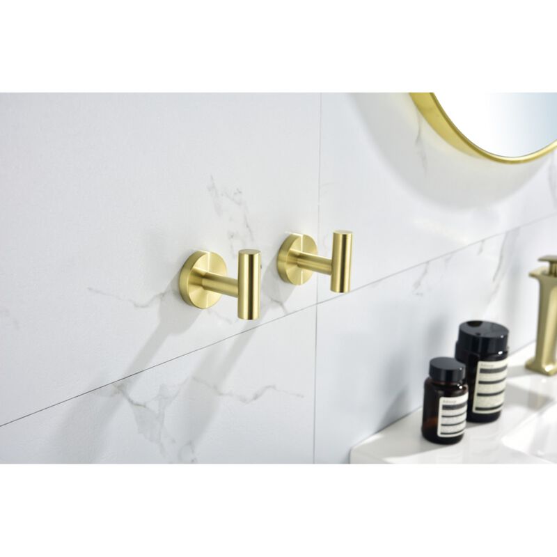 Zeblex Stainless Steel Bathroom Hardware Set image number 3