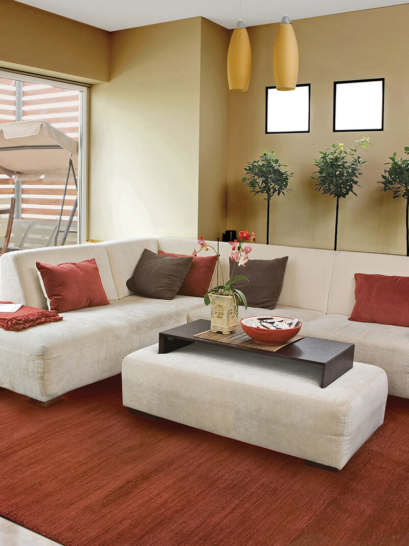 Aniston 6' x 9' Red Rug image number 1
