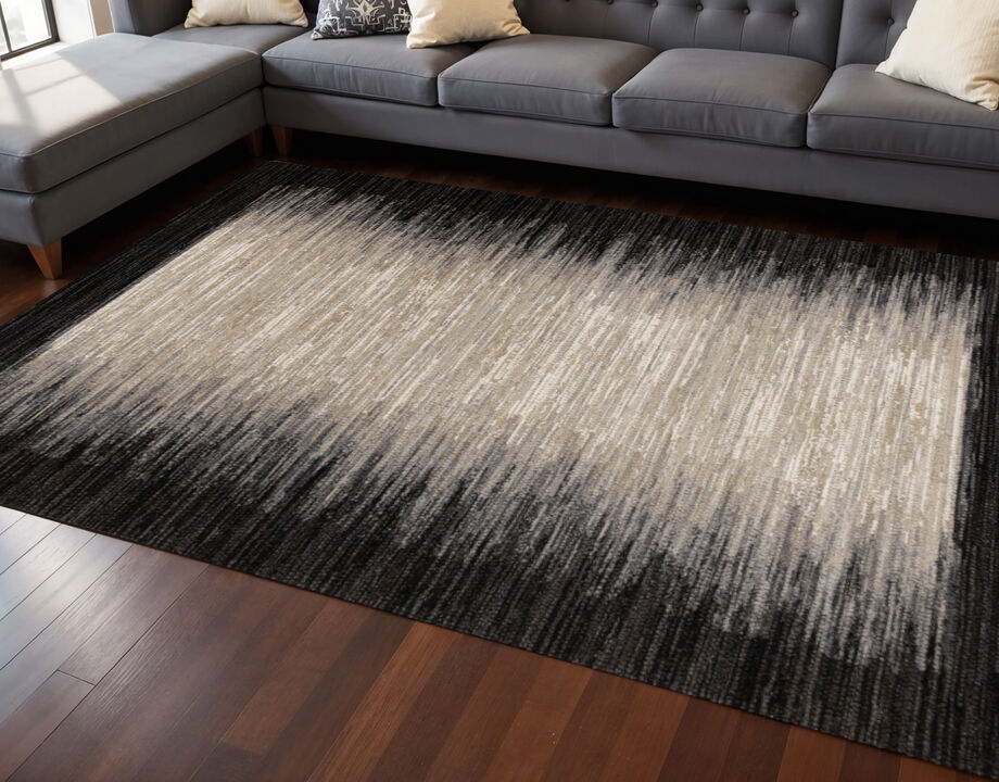 HomeRoots Abstract Area Rug