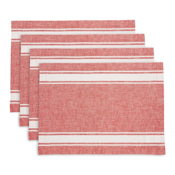 Linen Placemats - Country Stripe
