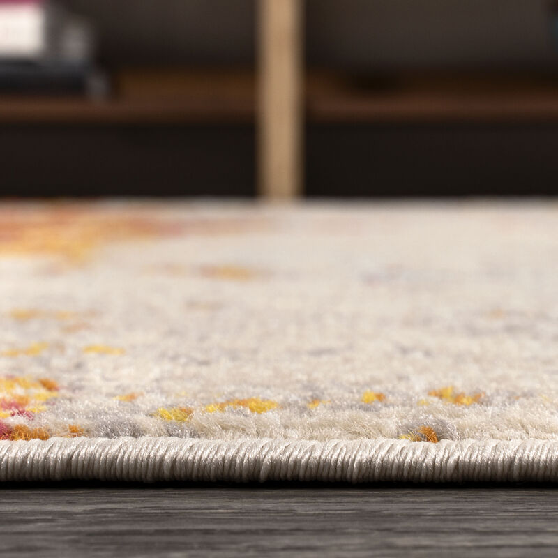 Sunset Modern Abstract Area Rug