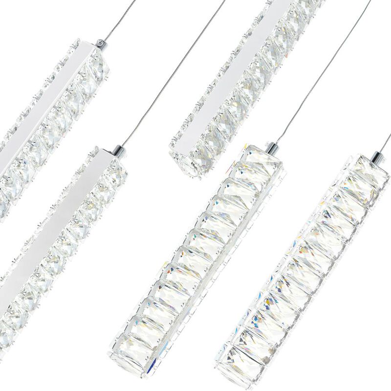 CWI Lighting Celina LED Chandelier With Chrome Finish