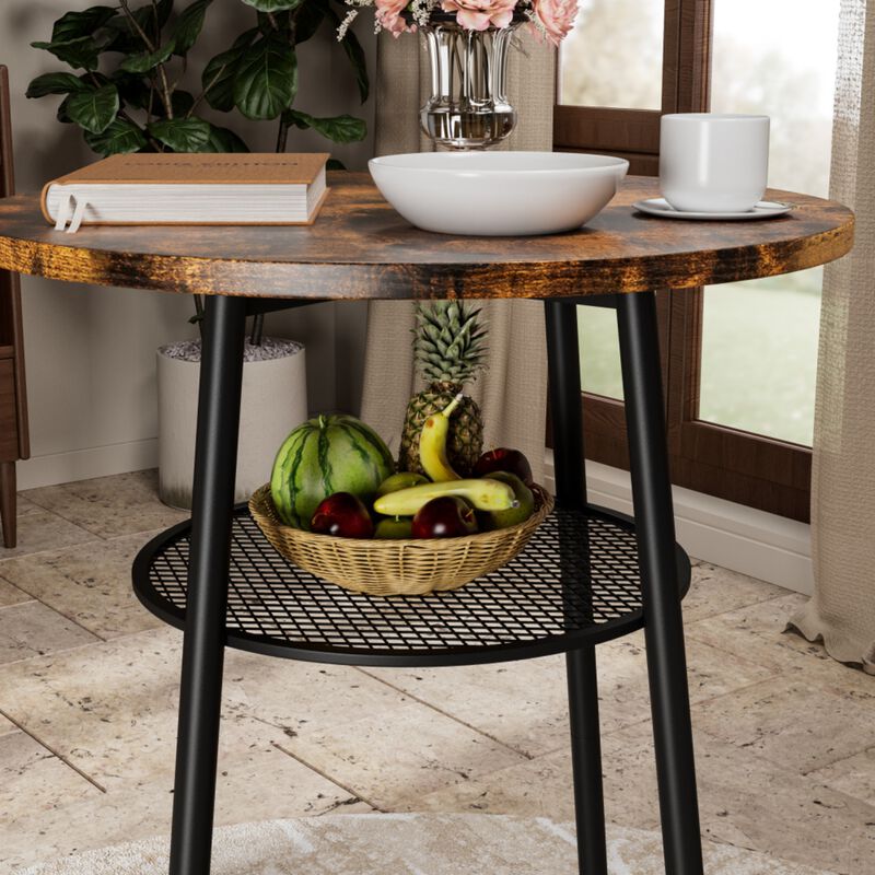 Shroce 3‑Piece Industrial Bar Table Set image number 5