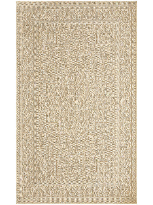 Tulum TLM05 Cream 3' x 5' Rug