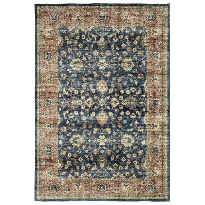 HomeRoots Oriental Distressed Runner Rug