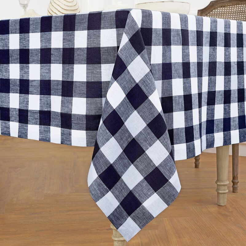 Linen Tablecloth - Buffalo Check image number 1