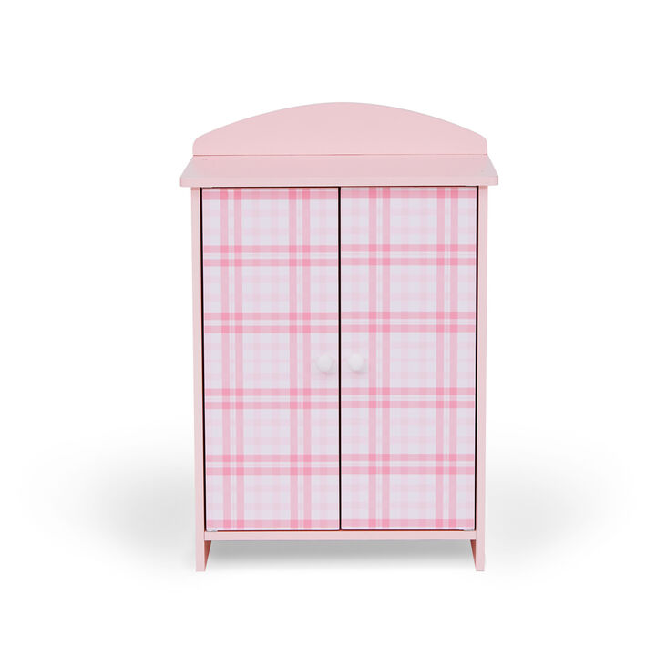 Aurora Princess Armoire, Robe, Slippers for 18" Dolls, Pink