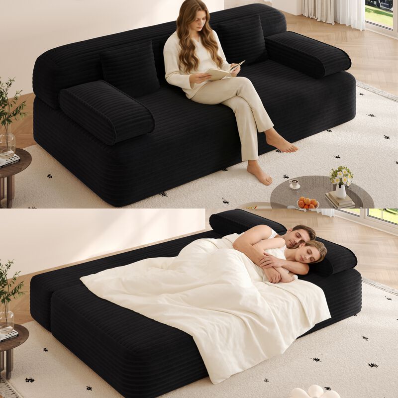 Rejarv 2-in-1 Convertible Sofa Bed image number 1