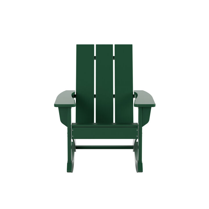 WestinTrends Modern Adirondack Outdoor Rocking Chair