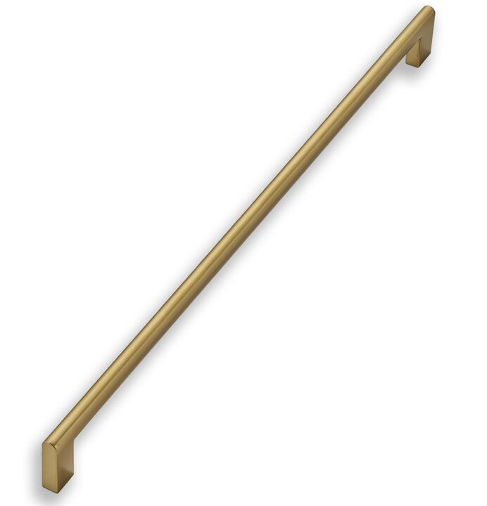 khtumeware Appliance Handle Pull 18 Inch Hole Center 1 Pack,Brushed Brass Heavy Duty Solid Cabinet Pulls,Kitchen Drawer Handle,