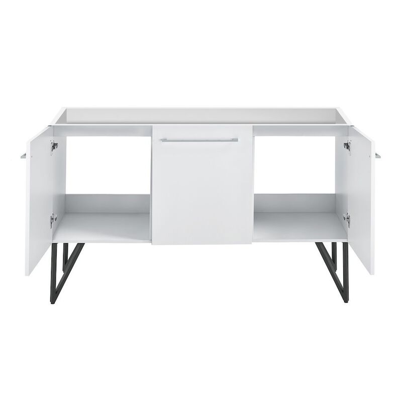 Annecy 60 Glossy White Bathroom Vanity Cabinet Only (SM-BV216) image number 2