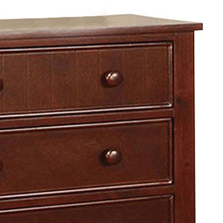 Transitional Style Wooden Chest, Brown