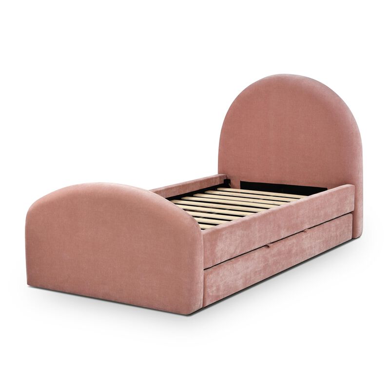 Moon Boucle Twin Trundle Bed image number 6